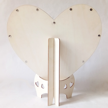 Afbeelding in Gallery-weergave laden, houten hart ornament