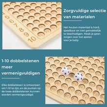 Afbeelding in Gallery-weergave laden, Houten Montessori Vermenigvuldiging Bordspel