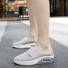 Afbeelding in Gallery-weergave laden, Platte platte sandalen met mesh voor dames