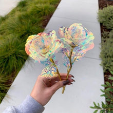 Afbeelding in Gallery-weergave laden, Kleurrijke Galaxy Rose met liefde
