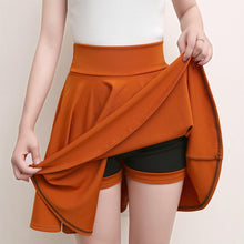 Afbeelding in Gallery-weergave laden, A-lijn Elastische Taille Geplooide Shorts Rokken