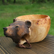 Afbeelding in Gallery-weergave laden, Animal Handmade Wooden Cup