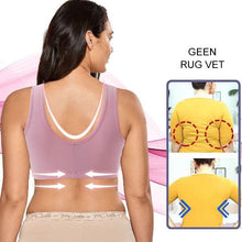 Afbeelding in Gallery-weergave laden, Plus size voorsluiting elastische push-up comfort bh
