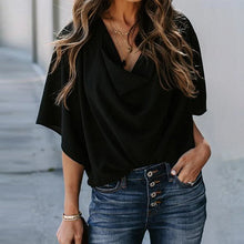 Afbeelding in Gallery-weergave laden, Echte blouse met uitlopende mouwen