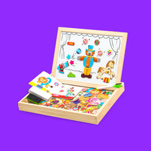 Afbeelding in Gallery-weergave laden, Magnetische Dieren Puzzel Tekentafel