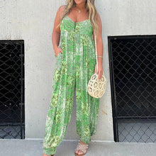 Afbeelding in Gallery-weergave laden, Bedrukte losse hemdjumpsuit