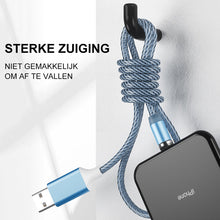 Afbeelding in Gallery-weergave laden, LED Magnetische 3 in 1 USB-oplaadkabel