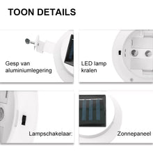 Afbeelding in Gallery-weergave laden, Dakgootverlichting op zonne-energie (2stukken)