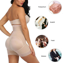 Afbeelding in Gallery-weergave laden, Bodyshaping slipje met hoge taille en compressiegordel
