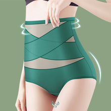 Afbeelding in Gallery-weergave laden, Zijden hoge taille cross-over bodyshaping slipje