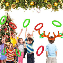 Afbeelding in Gallery-weergave laden, Christmas Reindeer Antler Ring Toss Game