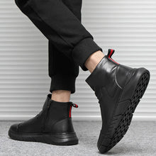 Afbeelding in Gallery-weergave laden, High-top leren Martin-laarzen in Britse stijl voor heren