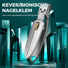 Afbeelding in Gallery-weergave laden, Stainless Steel Nail Clipper with Ring Lock