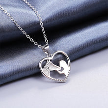 Afbeelding in Gallery-weergave laden, Meisje en paard ketting ketting