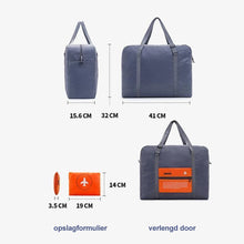 Afbeelding in Gallery-weergave laden, Opvouwbare hand bagage plunjezak