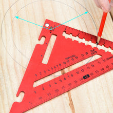 Afbeelding in Gallery-weergave laden, Detachable Adjustable Angle Woodworking Triangle Ruler