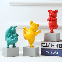 Afbeelding in Gallery-weergave laden, Yoga Bulldog standbeeld ornament