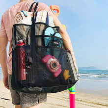 Afbeelding in Gallery-weergave laden, strand mesh opberg tas