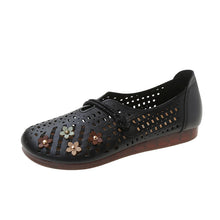 Afbeelding in Gallery-weergave laden, Holle damesschoenen met ronde neus