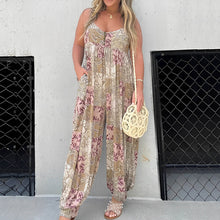 Afbeelding in Gallery-weergave laden, Bedrukte losse hemdjumpsuit