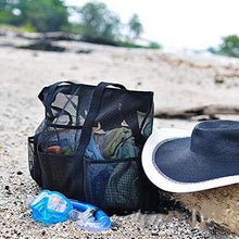 Afbeelding in Gallery-weergave laden, strand mesh opberg tas