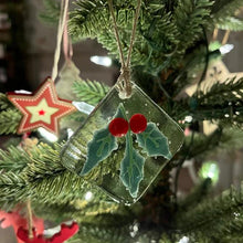 Afbeelding in Gallery-weergave laden, Kerstboomdecoratie van gefused glas