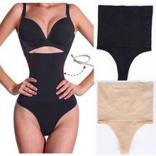 Afbeelding in Gallery-weergave laden, String met hoge taille voor buikcontrole