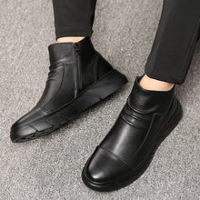 Afbeelding in Gallery-weergave laden, High-top leren Martin-laarzen in Britse stijl voor heren