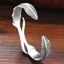 Afbeelding in Gallery-weergave laden, Zilveren veerarmband