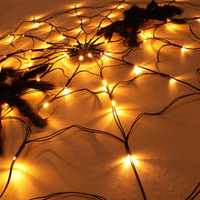 Afbeelding in Gallery-weergave laden, Halloween decoratieve verlichting Spinneweb LED-verlichting