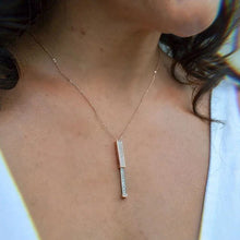 Afbeelding in Gallery-weergave laden, Zirkoon en diamanten ketting