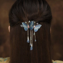 Afbeelding in Gallery-weergave laden, Droom Fringe Vlinder Haar Clip Info