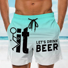 Afbeelding in Gallery-weergave laden, Hawaii-strandshort voor heren