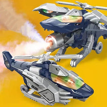 Afbeelding in Gallery-weergave laden, LED Transforming Dinosaur Helicopter Toy