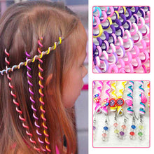 Afbeelding in Gallery-weergave laden, Kleurrijke haar styling twister clips (12 stuks)