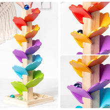 Afbeelding in Gallery-weergave laden, Houten Rainbow Musical boom Lopende bal speelgoed