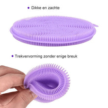 Afbeelding in Gallery-weergave laden, Siliconen multifunctionele scrubberspons (5 stuks | willekeurige kleuren)