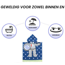 Afbeelding in Gallery-weergave laden, Strandhanddoeken met capuchon voor kinderen