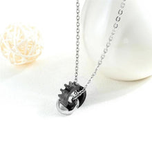 Afbeelding in Gallery-weergave laden, Diamanten kroon paar ketting