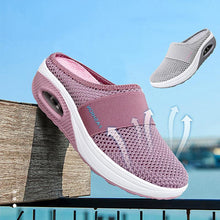 Afbeelding in Gallery-weergave laden, Platte platte sandalen met mesh voor dames