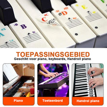 Afbeelding in Gallery-weergave laden, Piano belangerijke Noten Stickers