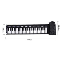 Afbeelding in Gallery-weergave laden, Oprolbare digitale piano