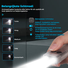 Afbeelding in Gallery-weergave laden, Kleine krachtige EDC-zaklamp met rood UV-blauw licht