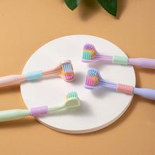 Afbeelding in Gallery-weergave laden, V-shaped Three-sided Toothbrush