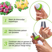 Afbeelding in Gallery-weergave laden, RVS tuitset (13 stuks) voor cupcakes en taartdecoratie actie