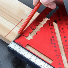 Afbeelding in Gallery-weergave laden, Detachable Adjustable Angle Woodworking Triangle Ruler