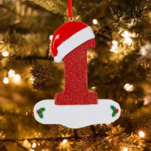 Afbeelding in Gallery-weergave laden, Gepersonaliseerde Kerstmis 24 letter ornamenten
