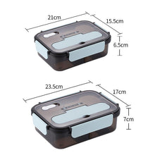 Afbeelding in Gallery-weergave laden, Plastic Bento Opbergvak Lunchbox