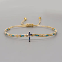 Afbeelding in Gallery-weergave laden, Retro kruis armband