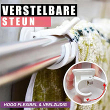 Afbeelding in Gallery-weergave laden, Nagelvrije verstelbare staafbeugelhouders (2 stuks)